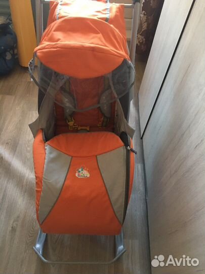 Детские санки коляска ника