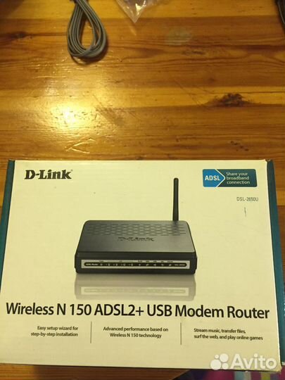 Сетевое оборудование WIFi Роутер D-linkDSL-2650u