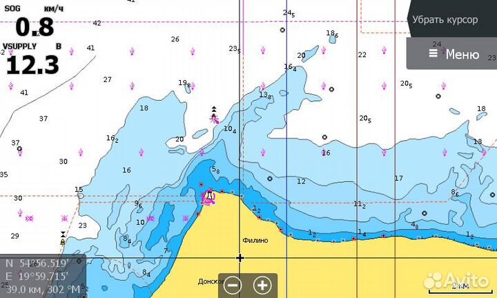 Карты глубин C-Map, Navionics Калининград