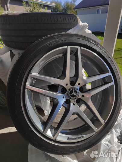 Диски с резиной на mercedes r19 AMG