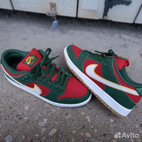 Nike dunk low seattle supersonics оригинал