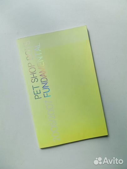Брошюра Pet Shop Boys Fundamental 2006/2007