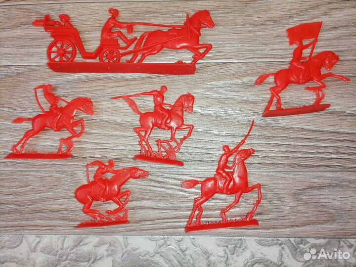 Оловянные солдатики СССР Красная конница