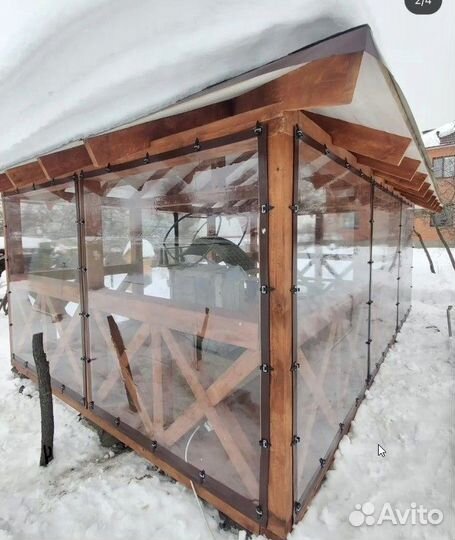 Мягкие окна для террас и беседок