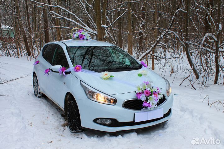 Аренда, прокат свадебных украшений на машину