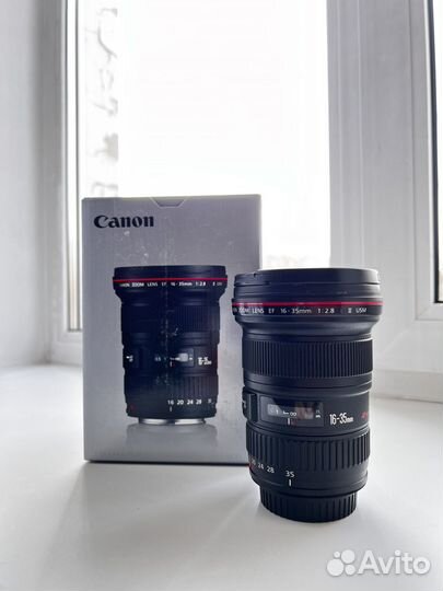 Canon ef 16 35mm f 2 8l ii usm
