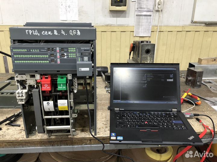 Ремонт автоматического выключателя Emax (абб)