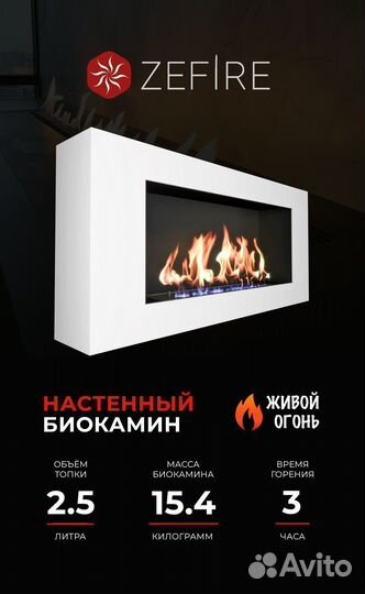 Биокамин настенный