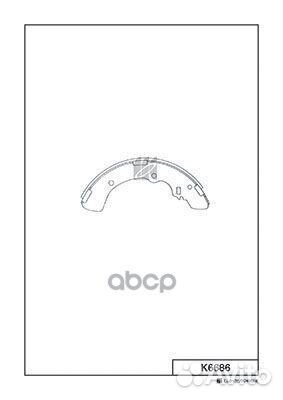 Колодки тормозные барабанные Mitsubishi L300 1