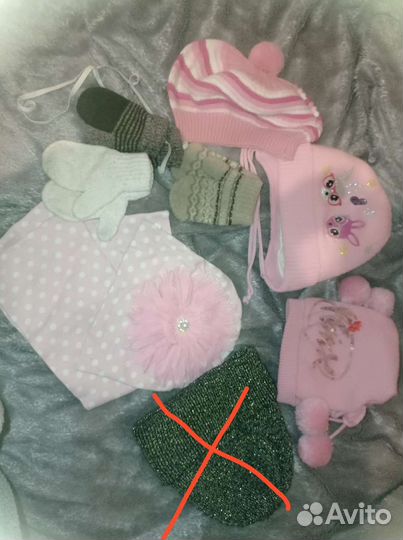 Шапки варежки на детей