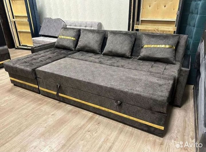 Угловой диван раскладной на заказ