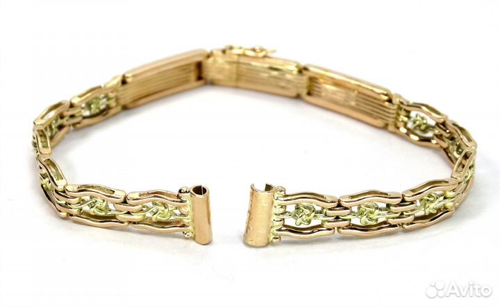 Женский золотой часовой браслет