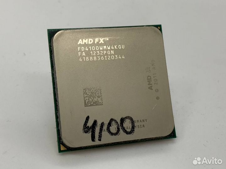 Процессор AMD FX 4100 3.6-3.8Ghz AM3+ 4/4 95вт