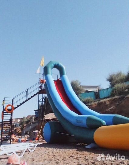 Детская горка атракцион водный