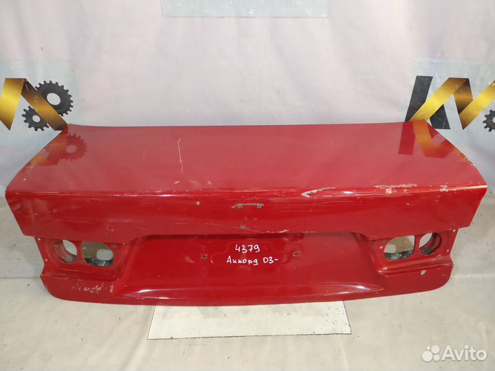 Хонда Акорд 2003-2008 Крышка багажника 4379