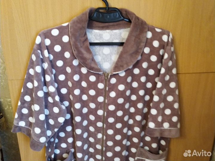 Халат женский, тёплый, велюровый 58-60р новый