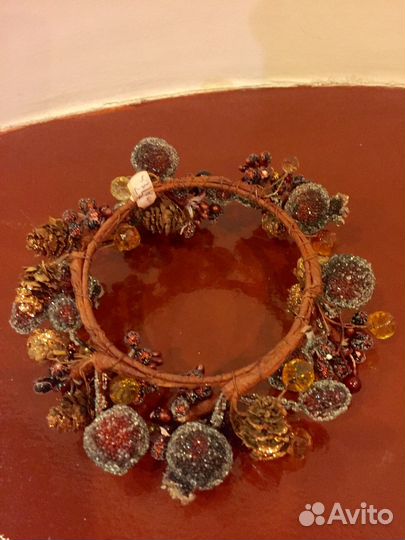 Новогодний венок украшение