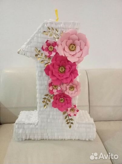 Обьемная цифра на праздник, день рождение