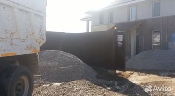 Щебень гравийный с доставкой