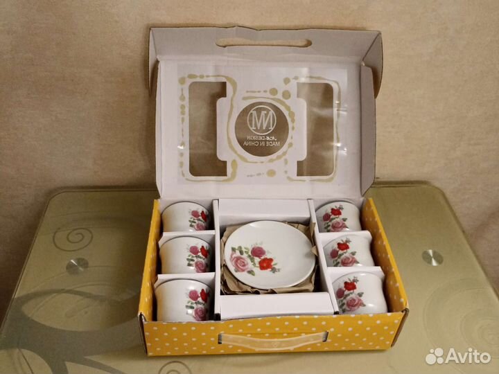 Новый кофейный набор на 6 персон