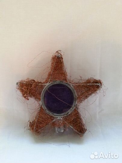 Модель старинной елочной игрушки Звезда, навершие