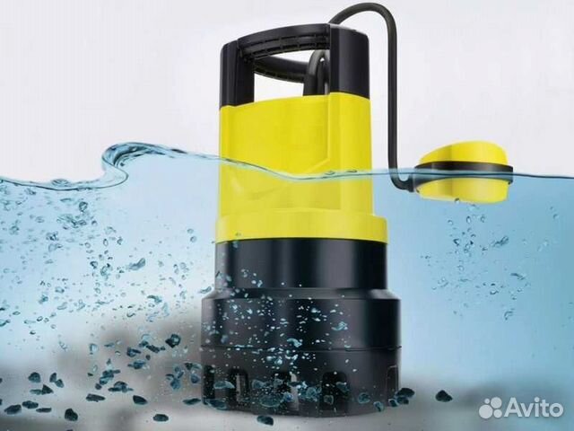 Насос для откачки воды из подвала гаража новый