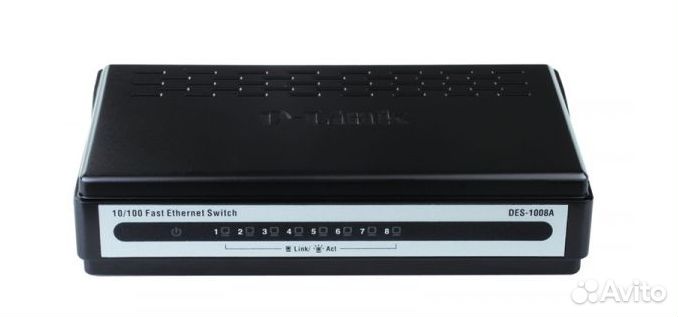 Коммутатор D-link DES-1008A