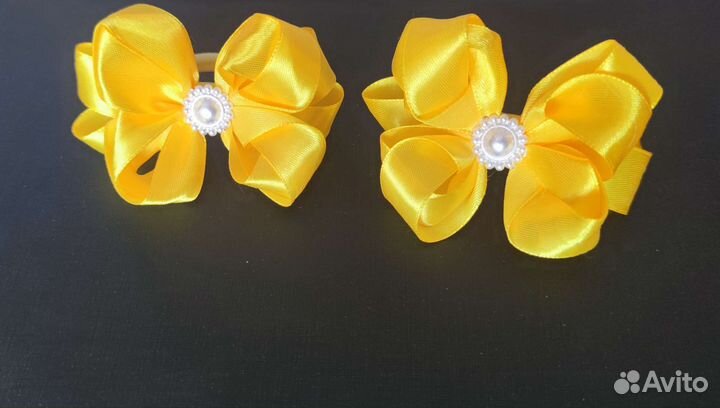 Школьные банты на резинке