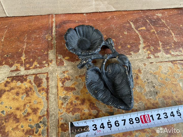 Пепельница каслинское литье листок,цветок 1985 год