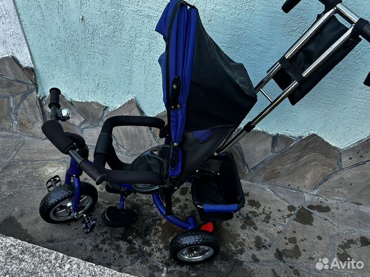 Велосипед коляска с ручкой