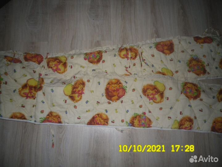 Бортики для детской кроватки