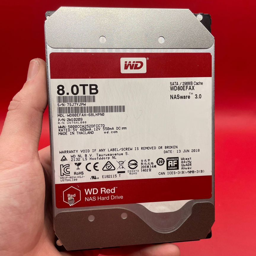 [WD80EFAX] 8тб Wd Redб/У