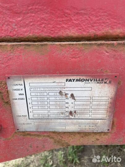 Полуприцеп трал (тяжеловоз) Faymonville TimberMAX, 2007