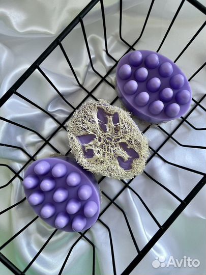 Массажное мыло с люфой опт