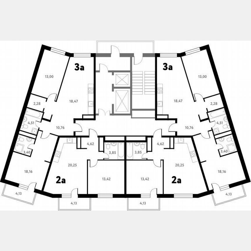1-к. квартира, 40,9 м², 11/17 эт.
