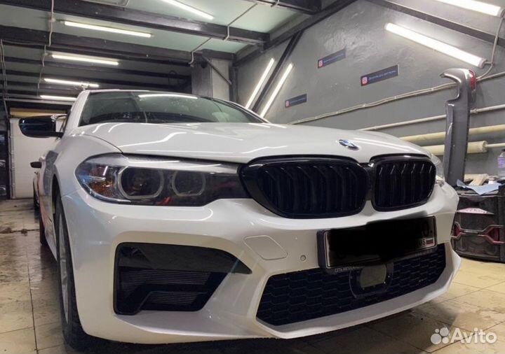 Решетки ноздри бмв G30 дорест стиль рест CS M5