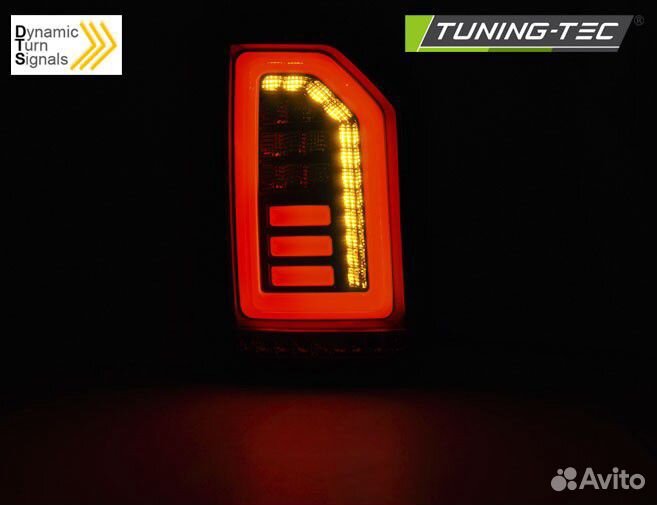 VW T6 15-19 Фонари красно-тонированные тюнинг