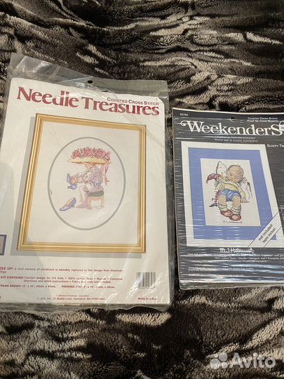 Остатки от наборов вышивки крестом