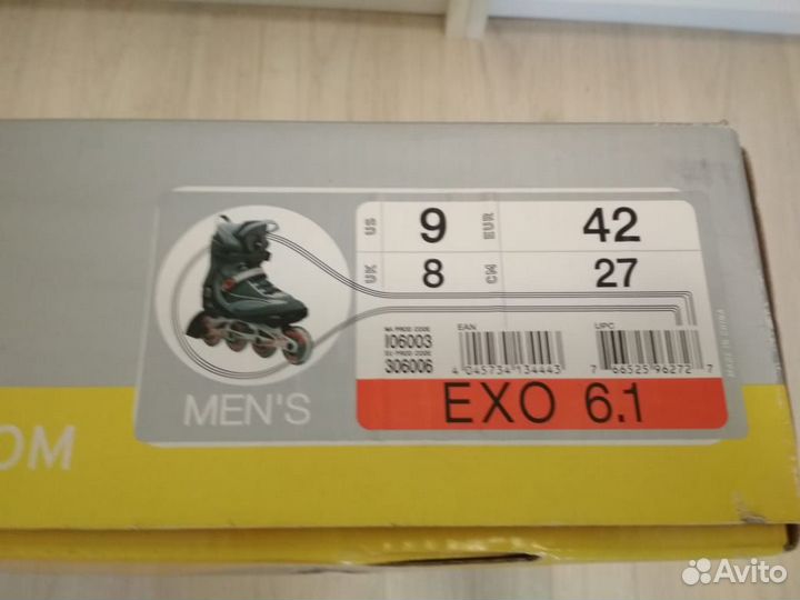 Ролики К2 EXO 6.1 + защита