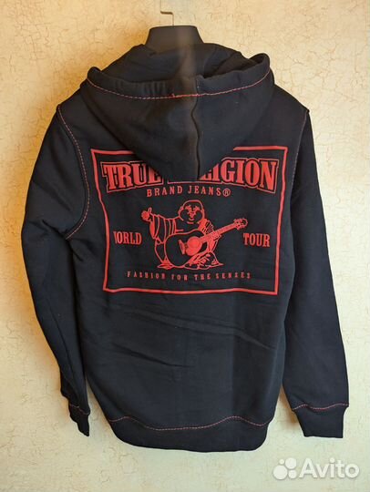 Худи зипка true religion box logo