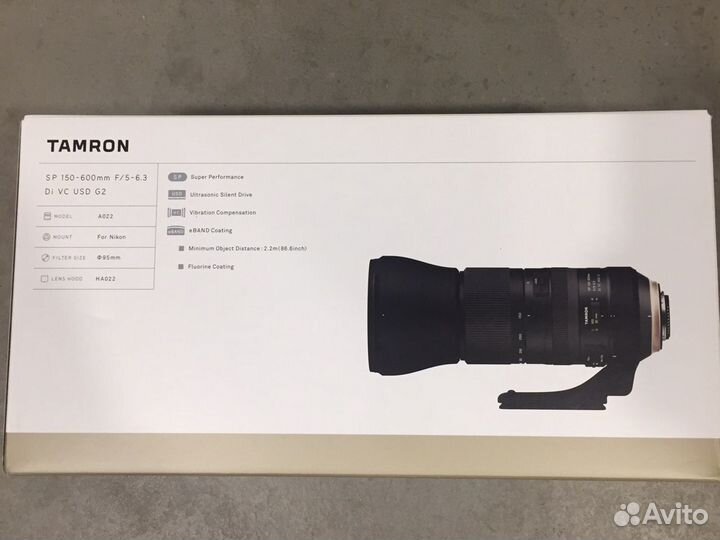 Tamron SP AF 150-600mm f/5-6.3 Di VC USD G2 (A022)