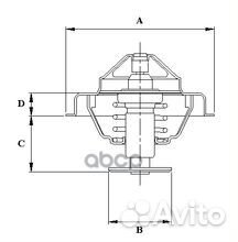 TH7152.92J термостат Opel Astra/Corsa/Meriva 1