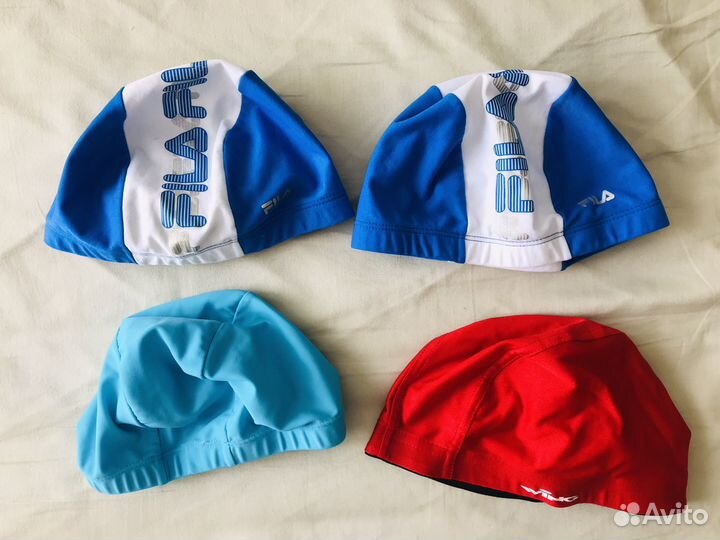 Шапки для плавания и очки