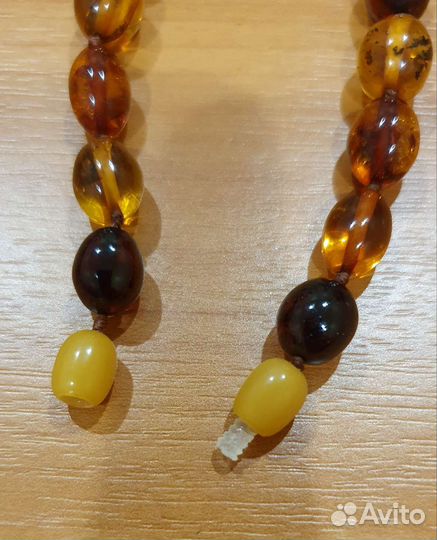 Бусы из янтаря СССР
