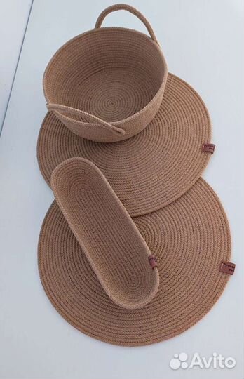 Сервировочный набор из хлопка на 2 персоны