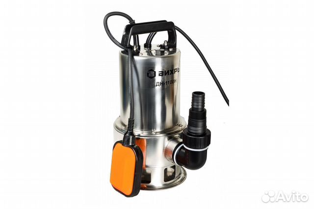 Дренажный насос для грязной воды Вихрь дн-1100Н