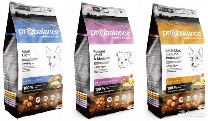 Корм ProBalance для собак 15кг