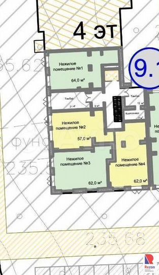 Продам торговое помещение, 57 м²