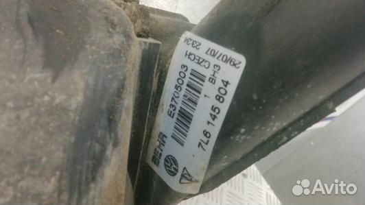 Радиатор интеркуллера volkswagen touareg 7L (EEA10