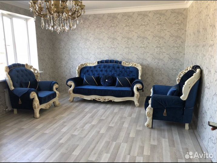 Диван и 2 кресла